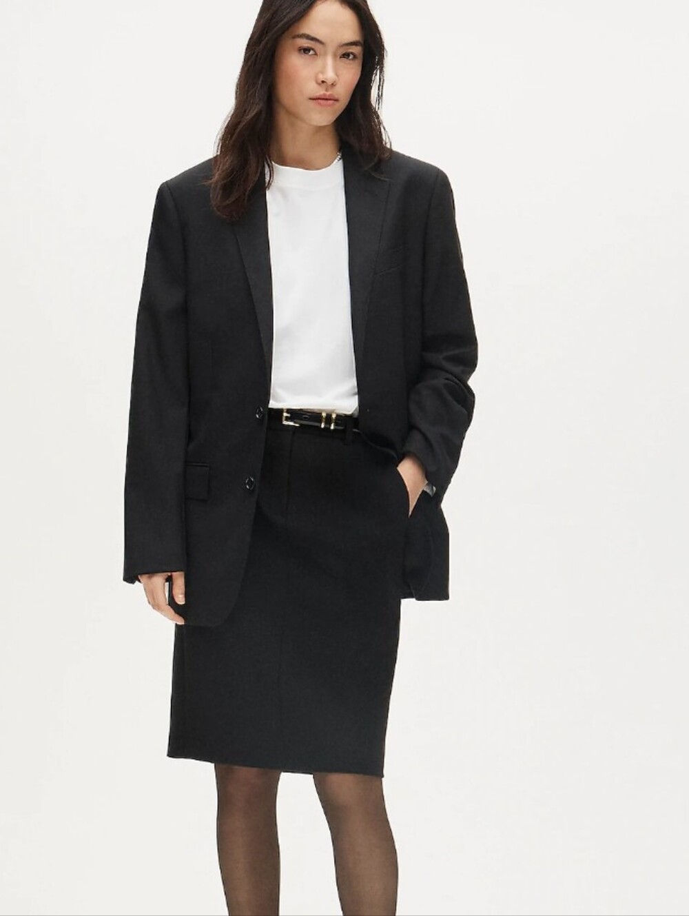 J Crew Trouser pencil skirt in four-season stretch